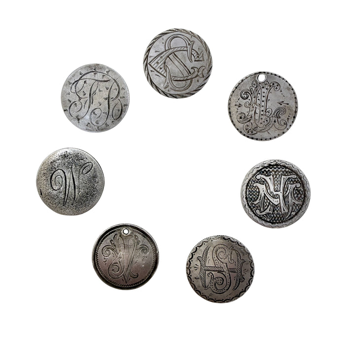 A N T I Q U E // love tokens / 900 silver seated liberty dime Victorian era love tokens
