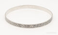 Antique Designer P & H Sterling Silver Bangle Bracelet