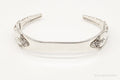 Antique Initials Name Plate International Sterling Silver Cuff Bracelet