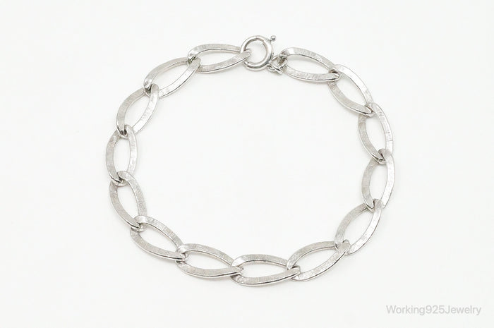 Antique Sterling Silver Chain Link Bracelet