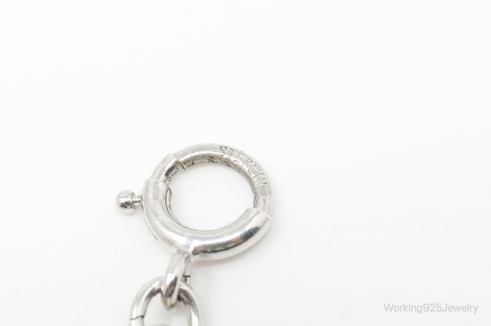 Antique Sterling Silver Chain Link Bracelet