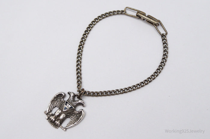 ATQ VTG Scottish Rite 32nd Degree Seattle Masons Sterling Silver Bracelet