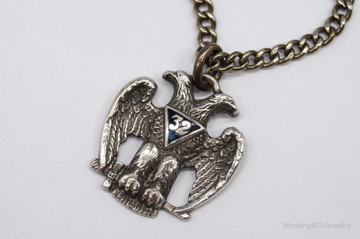 ATQ VTG Scottish Rite 32nd Degree Seattle Masons Sterling Silver Bracelet