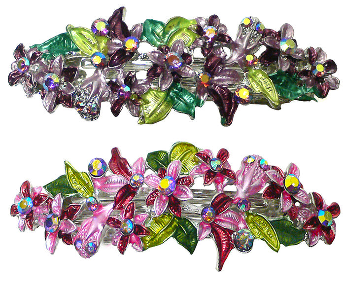 purple rose / set of 2