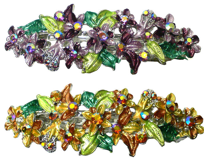 purple golden yellow / set of 2