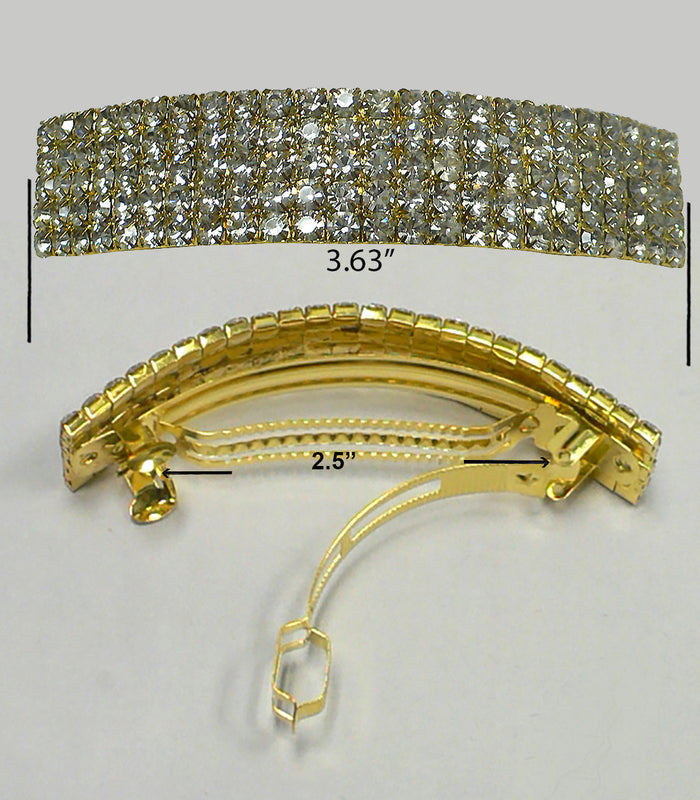 Bella Dz Pk 12 Bar Barrettes Thick Hair Barrettes 2 to 3 of 5 Colors U86010-0004-D