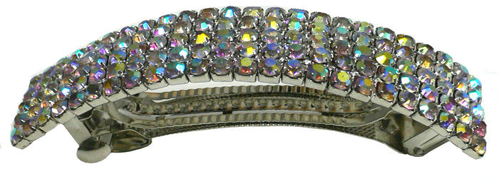 Bella Large Rectangular Bar Barrette Crystal French Clip Hairclip  U86900-0004
