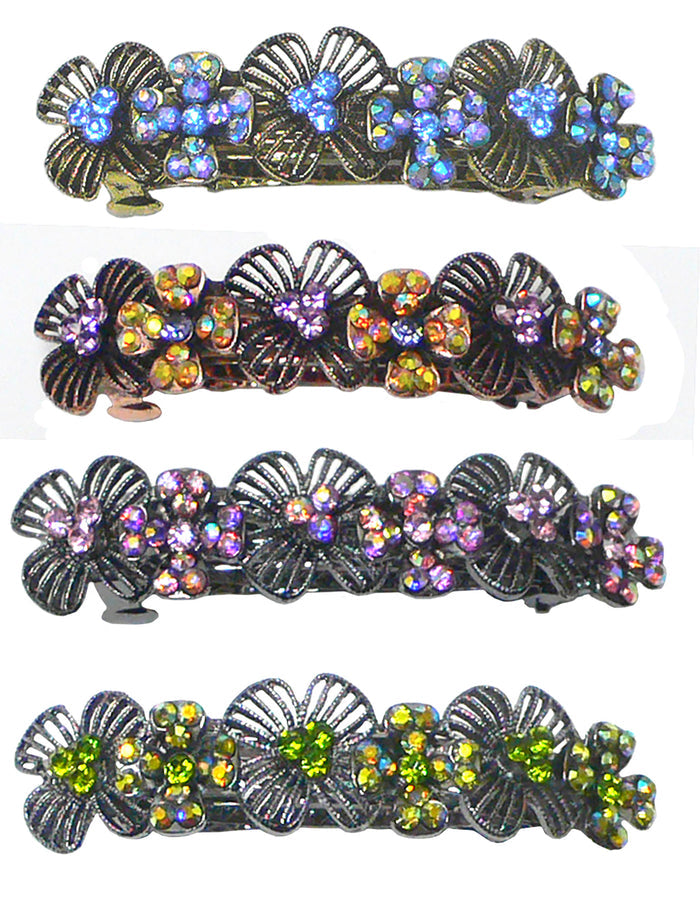 blue lavender rose olivine / Set of 4
