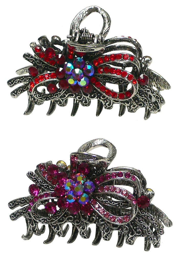 red and fuchsia / Set of 2