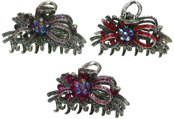 purple red fuchsia / Set of 3
