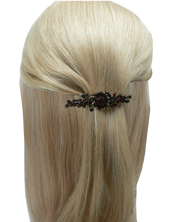Bella Mid Size Crystal Barrette Sparkly Crystals #5A86600-1