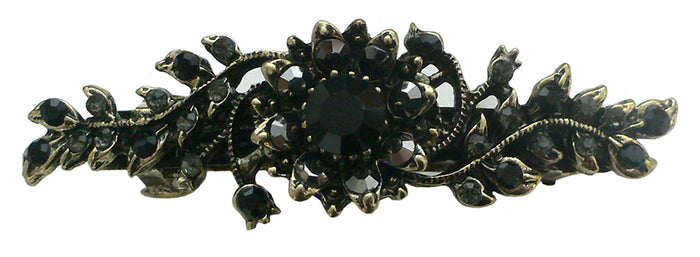 Bella Mid Size Crystal Barrette Sparkly Crystals #5A86600-1
