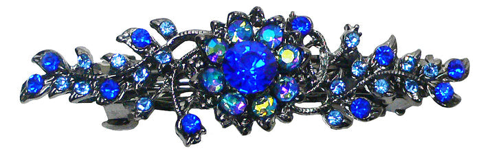 Bella Mid Size Crystal Barrette Sparkly Crystals #5A86600-1
