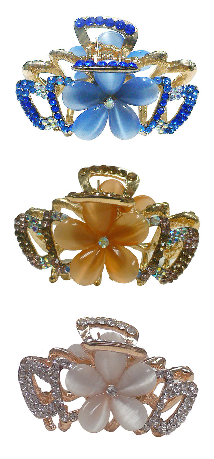 Set of 3 / Sapphire/Amber/Creme
