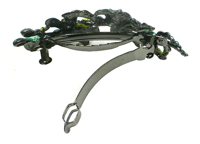 Bella Set of 3 Flower Crystal Barrette YY86800-11-3