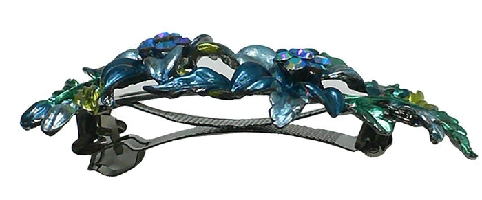 Bella Set of 3 Flower Crystal Barrette YY86800-11-3