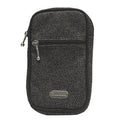 Clip-On Bag for cell phone, glasses #47001 Gray Tweed