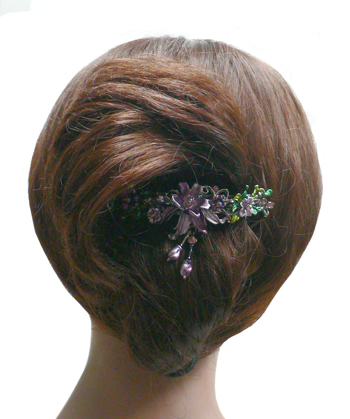 Combo Set of 2 2 Gorgeous Barrettes in 2 Unique Styles for Thick Hair 0052/010-3-2
