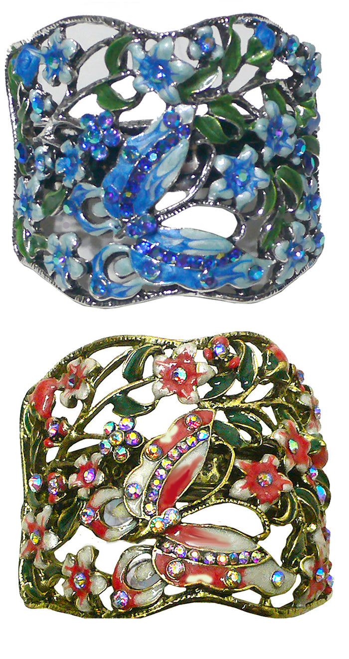 aqua blue/autumng / Set of 2