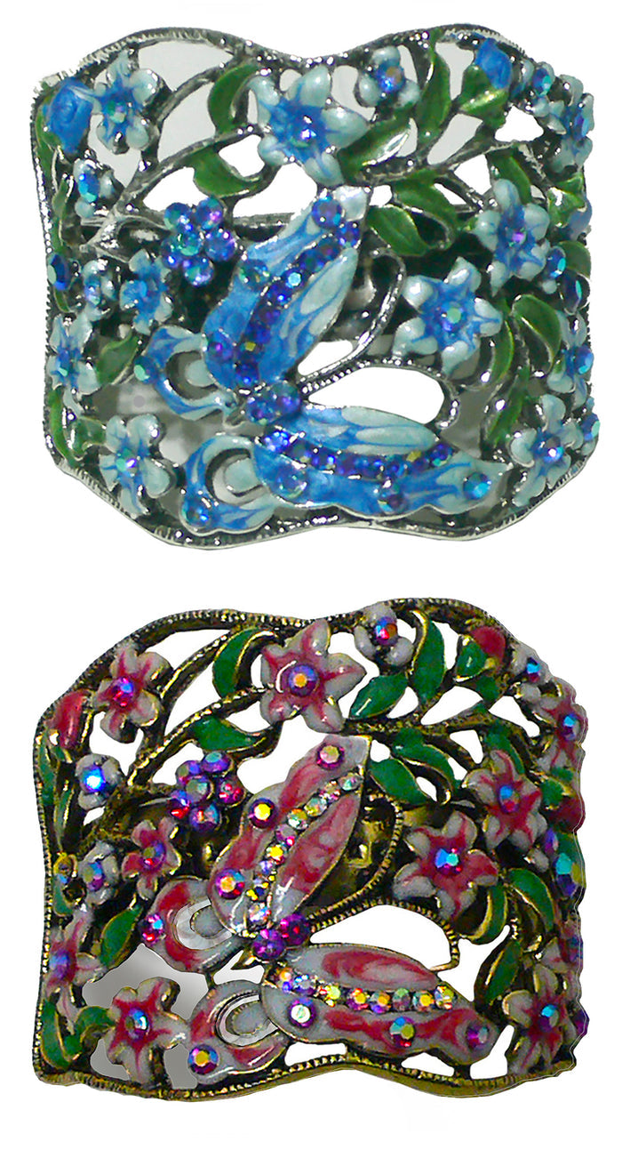 aqua blue/rose / Set of 2