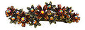 Crystal Flower Barrette in Antique Gold Finish - YY86450-8