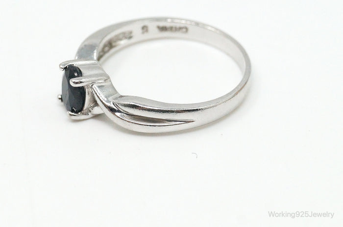 Designer Ross Simons Sapphire Sterling Silver Ring - Size 6