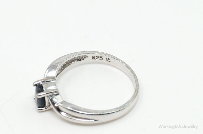Designer Ross Simons Sapphire Sterling Silver Ring - Size 6