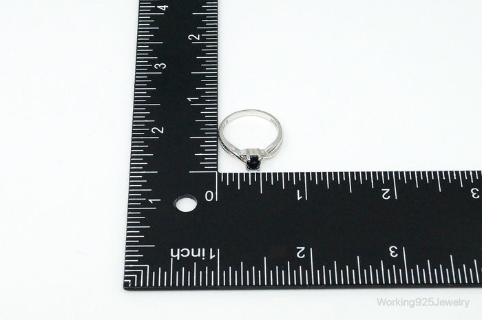 Designer Ross Simons Sapphire Sterling Silver Ring - Size 6