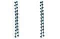 Estreamer Bella Crystal Streamers Earrings 2.5" Long Crystal Streamers YY89800-1