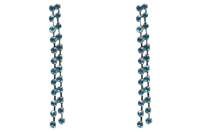 Estreamer Bella Crystal Streamers Earrings 2.5" Long Crystal Streamers YY89800-1
