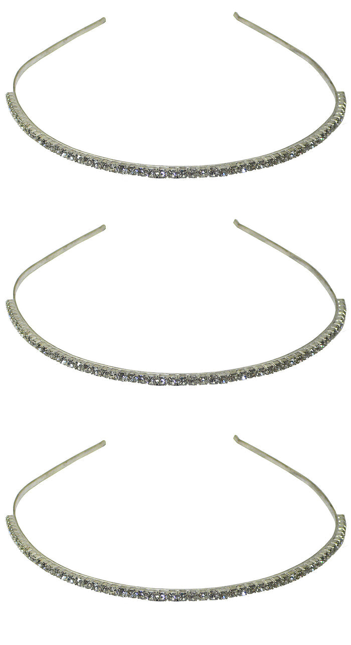 HB6699 Bella Crystal Headband Elegant Shimmering Crystal Hair Band AD86565-6699