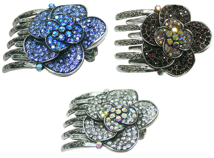 Sapphire-Amethyst-CrystalHematite / Set of 3