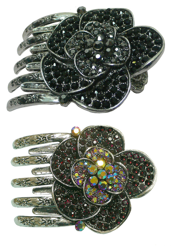 Jet-Amethyst / Set of 2
