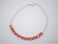 JTV TGGC Fire Color Gemstone Sterling Silver Bracelet