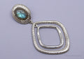 Large TGGC Labradorite Sterling Silver Necklace Pendant