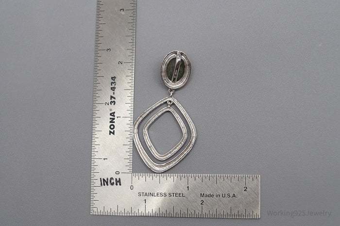 Large TGGC Labradorite Sterling Silver Necklace Pendant