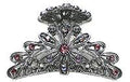 Medium Size Metal Jaw Clip Silver Tone   U86470-0340
