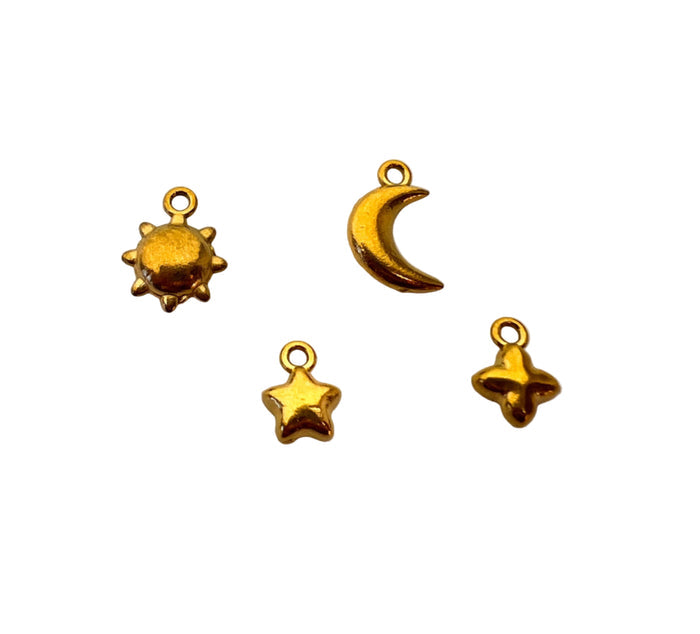 Mini Gold Star Charm