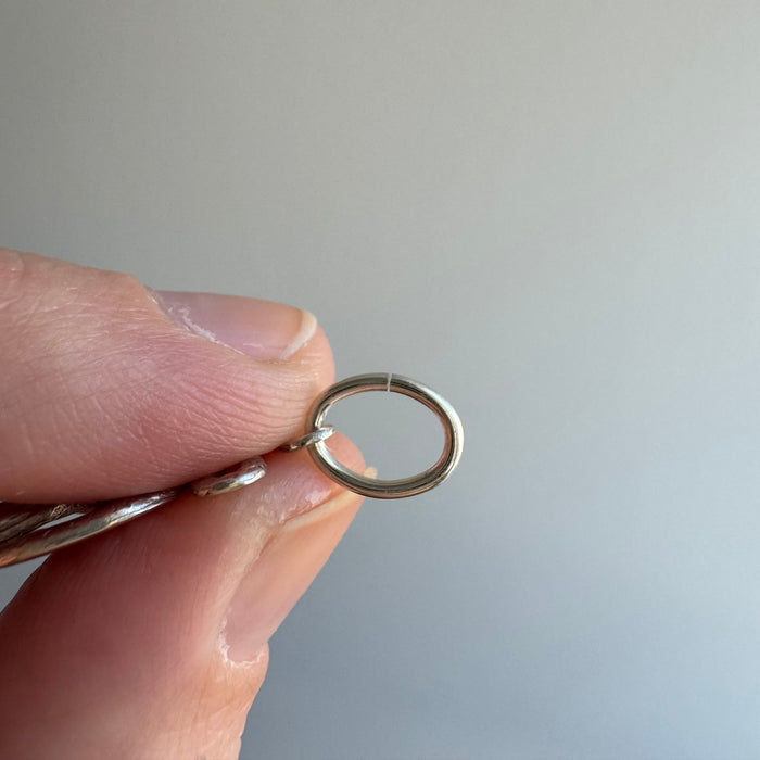 N E W // shedding the old / 14k yellow gold or sterling silver snake pendant