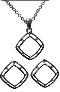 Necklace and Earrings Set AR85600-20378