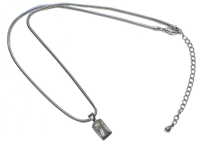 Necklace Chain and Pendant Rhodium Plated Snake Design Chain #AR85800-1