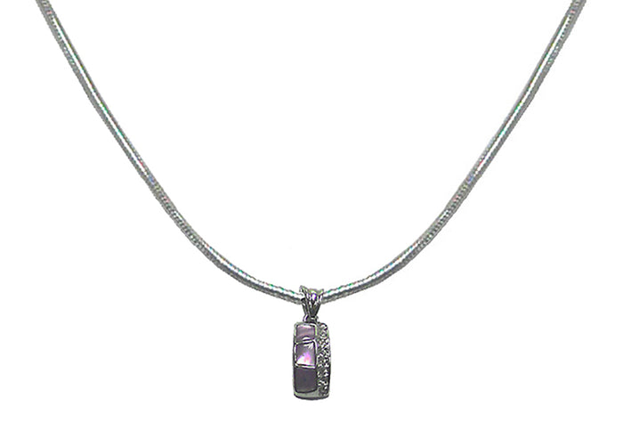 Necklace Chain and Pendant Rhodium Plated Snake Design Chain #AR85800-2