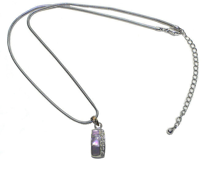 Necklace Chain and Pendant Rhodium Plated Snake Design Chain #AR85800-2