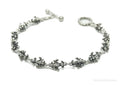 Novica Indonesia NV Balinese Crest Sterling Silver Toggle Bracelet - 7 5/8"