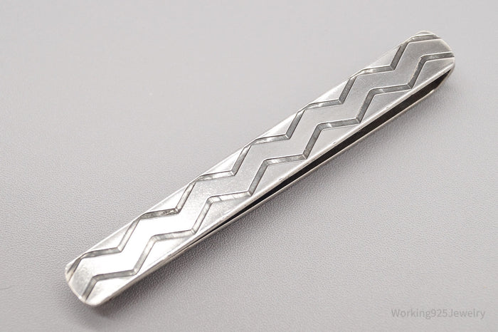 RARE Vintage Danish Modernist Hans Jensen 830S Silver Clip