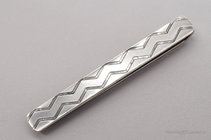 RARE Vintage Danish Modernist Hans Jensen 830S Silver Clip