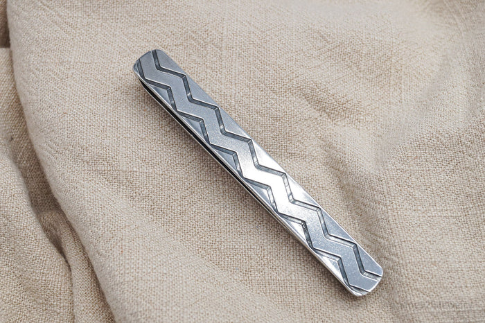 RARE Vintage Danish Modernist Hans Jensen 830S Silver Clip