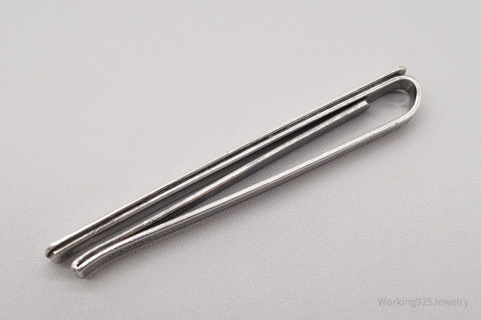RARE Vintage Danish Modernist Hans Jensen 830S Silver Clip