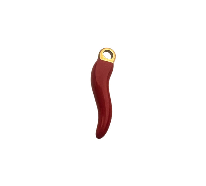 Red Chilli Charm - Gold / Silver