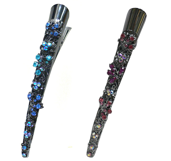 Aqua Blue Fuchsia / Set of 2